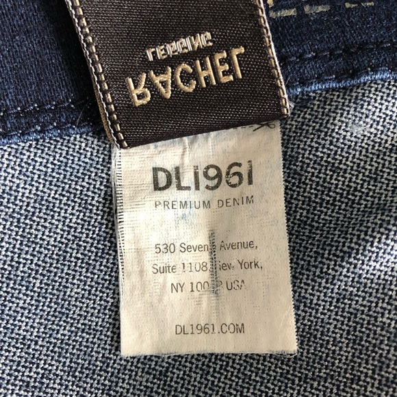 DL1961 Rachel Legging Denim Jeans with Stretch Size 32 Dark Wash - Picture 12 of 12